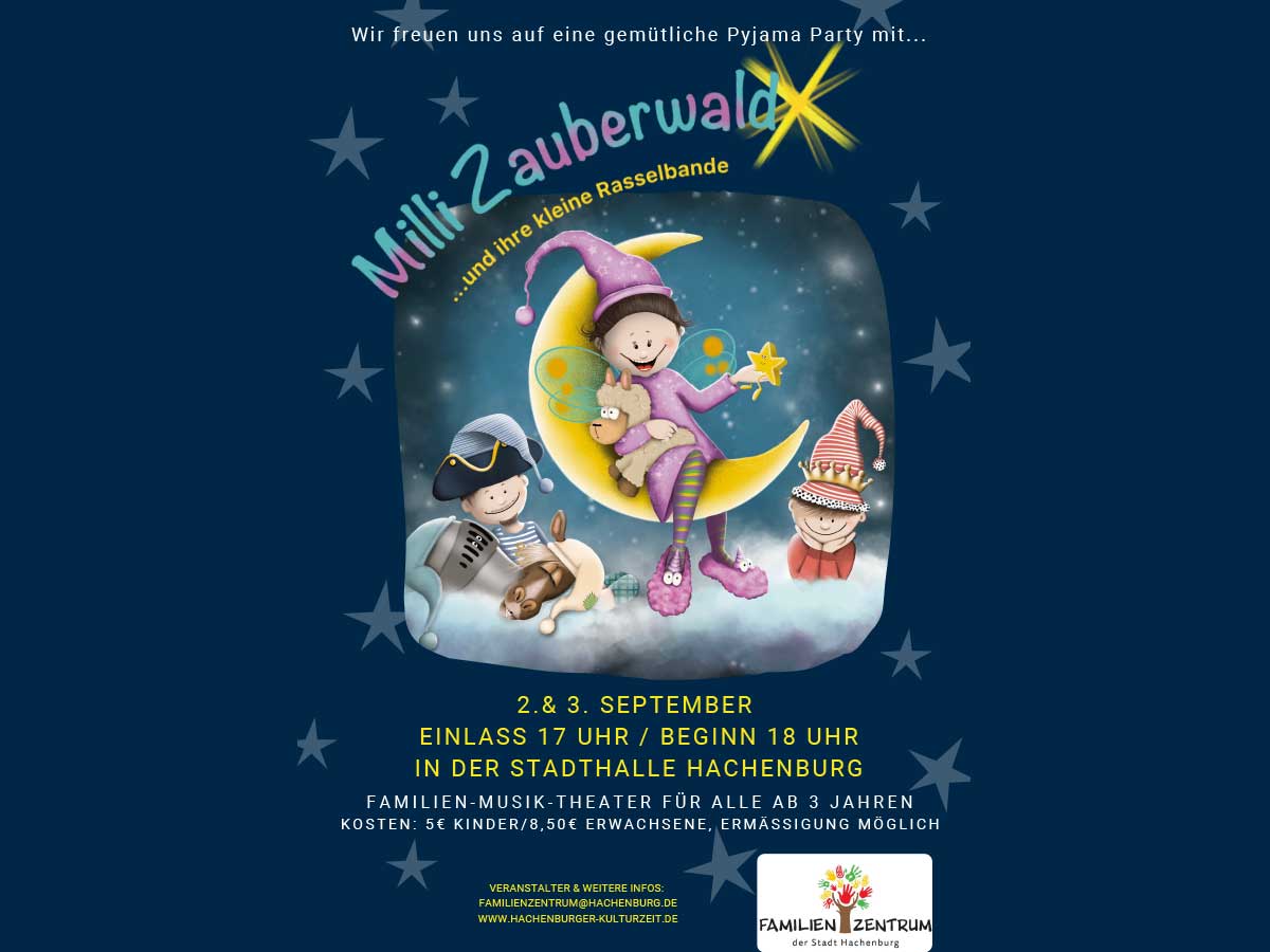 Neues Milli Zauberwald Album: Pyjama-Party fr Kinder ab 3 Jahren in Hachenburg