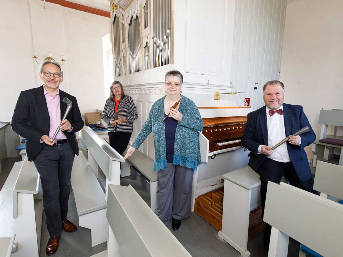 Freuen sich auf den Tag der Orgel" und ber die Wller Orgellandschaft. (Foto: Peter Bongard)