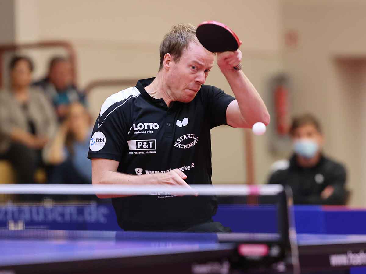 Der Tischtennis-Spieler Patrick Baum (Foto: Wolfgang Heil)