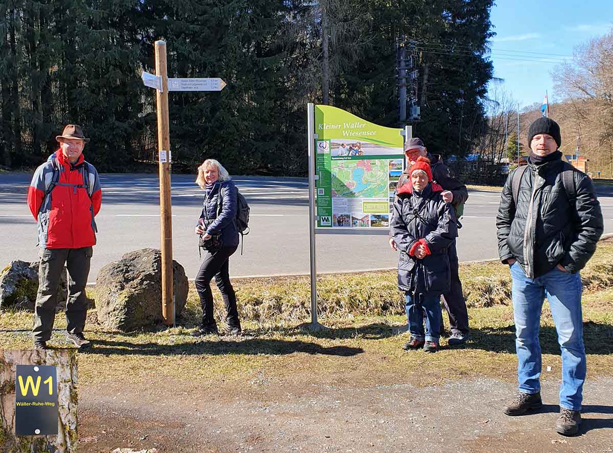 Die Wegepaten am Ruheweg. (Foto: Nina Engel)