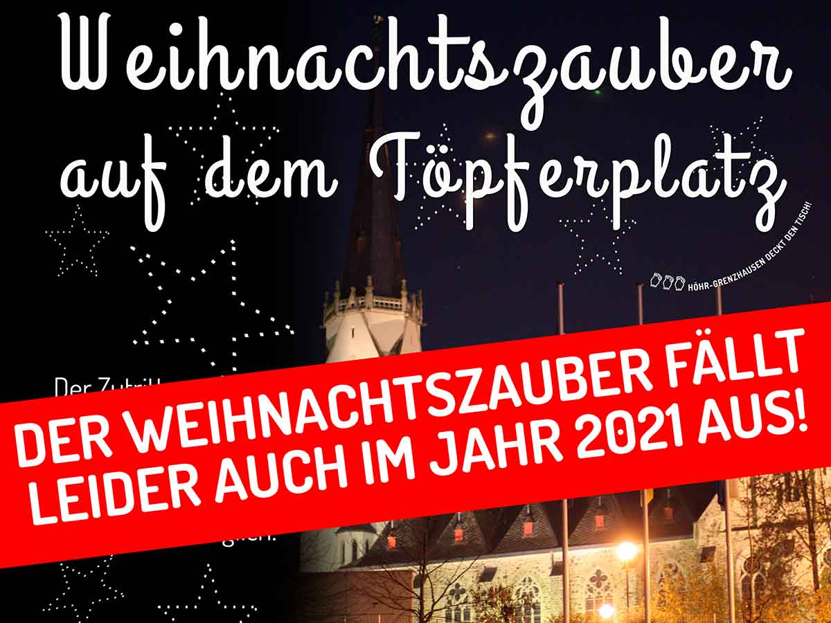 Der Weihnachtszauber Hhr-Grenzhausen fllt aus