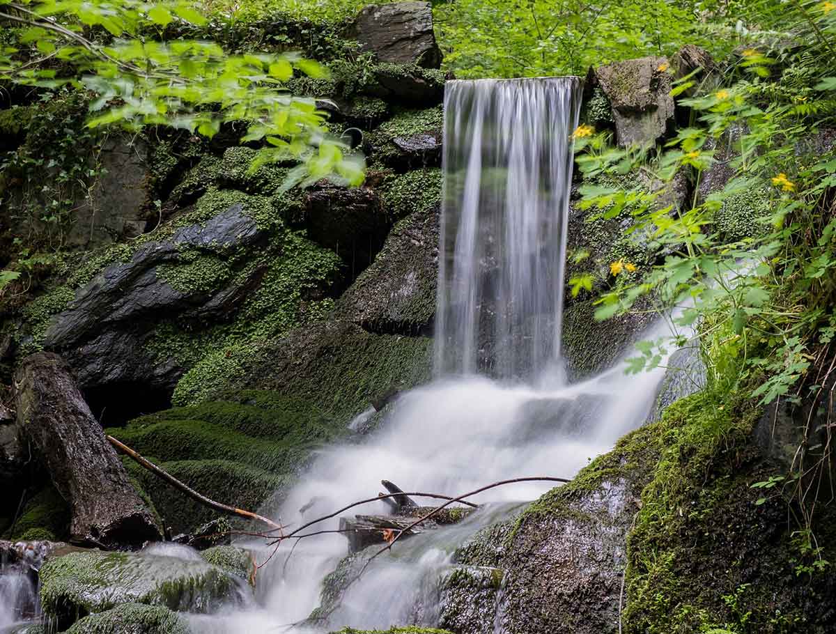 Der Laubacher Wasserfall. (Foto: Andreas Pacek fr Wiedtal)