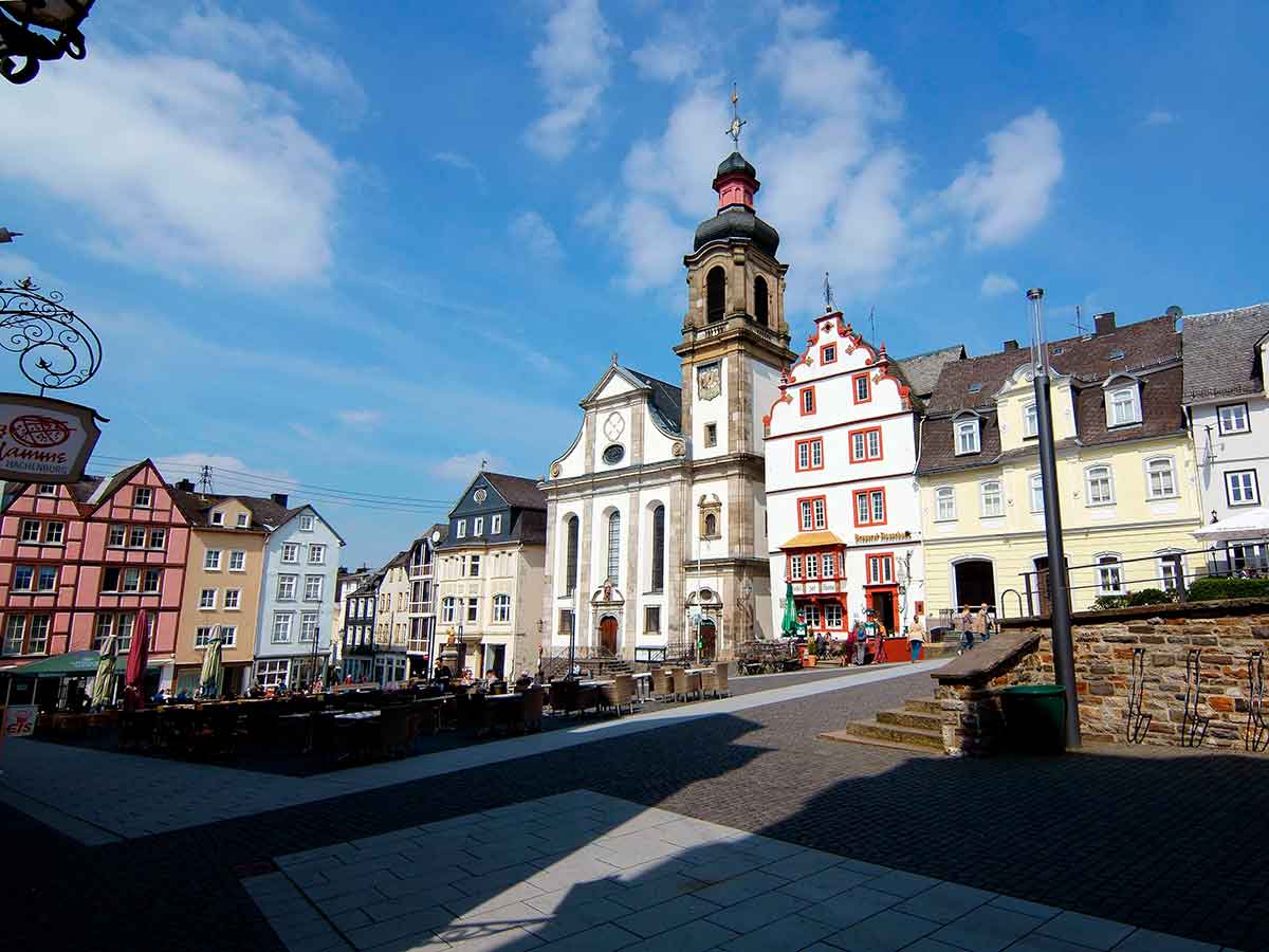 Der Marktplatz in Hachenburg. (Foto: Martin Schler)