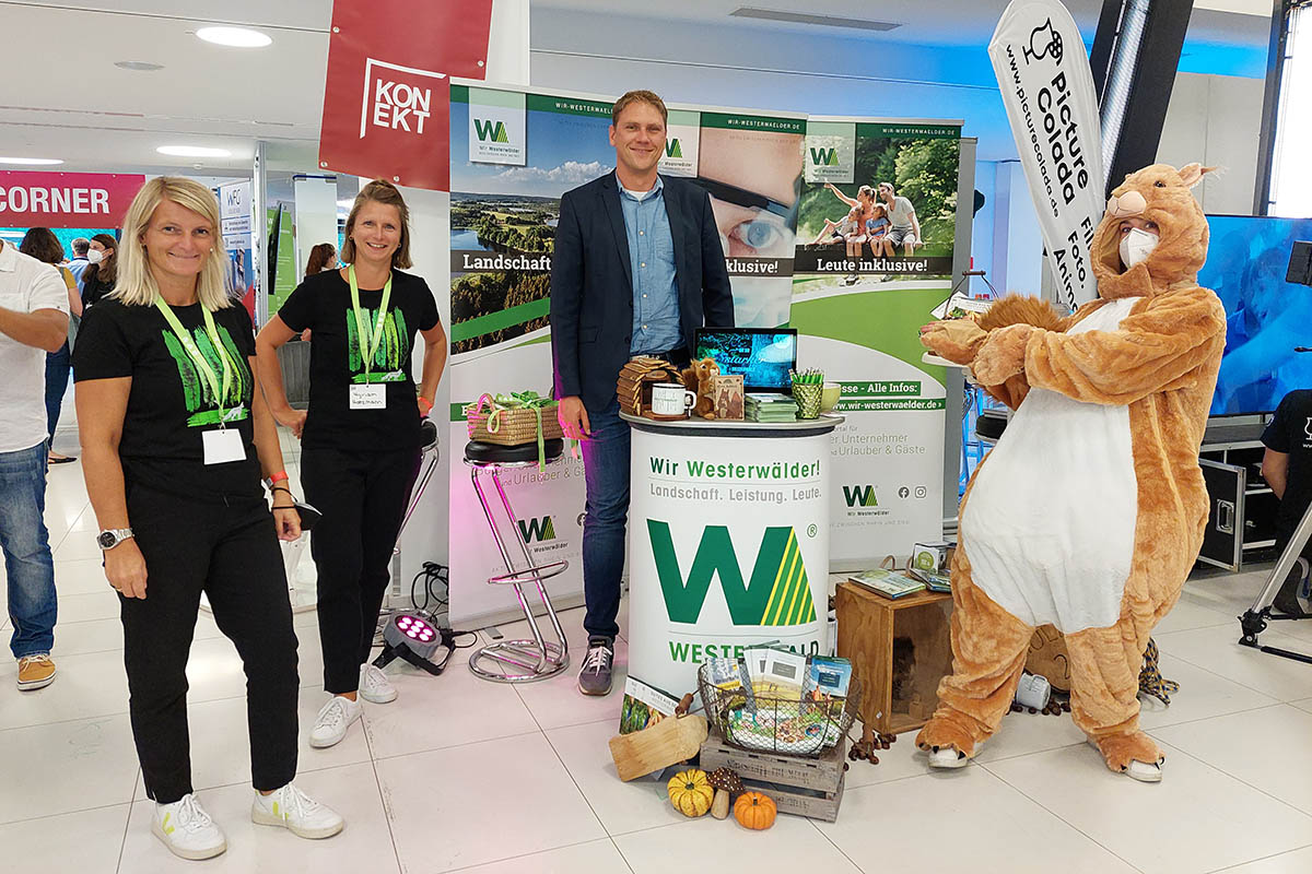 Wir Westerwlder auf der Konekt Netzwerkmesse in Koblenz 