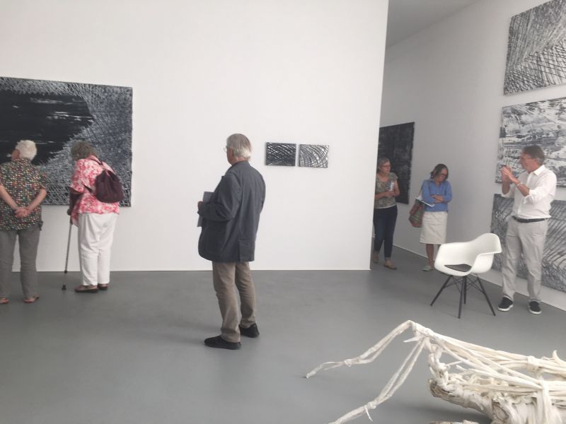 „Übergrenzend“ Ausstellung im  Kunstraum am Limes. Foto: privat