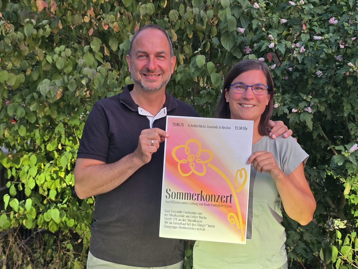 Sommerkonzert der TonARTisten in Kirchen mit tollen Gästen