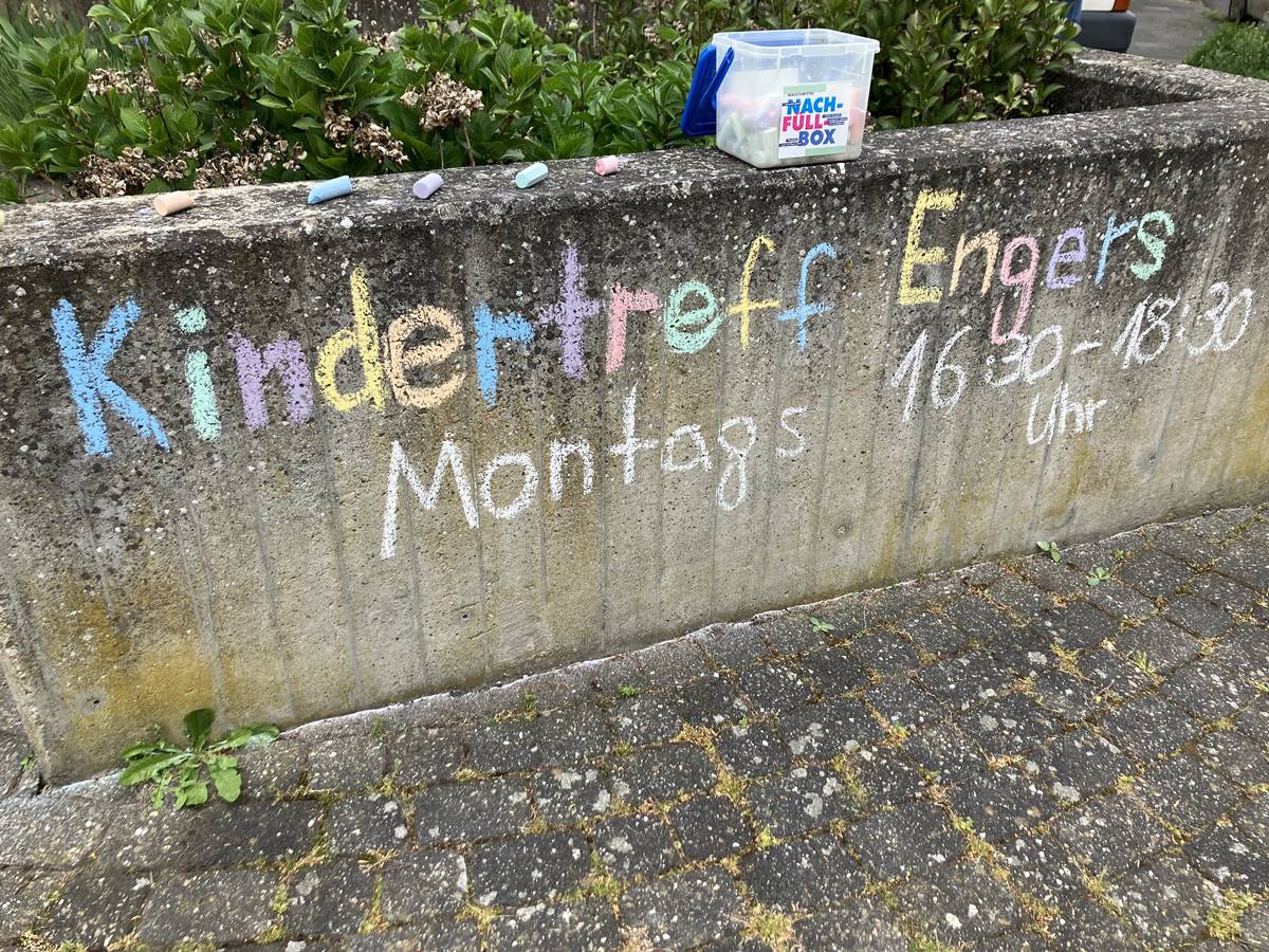 Bunte Erffnung des Kindertreffs in Engers