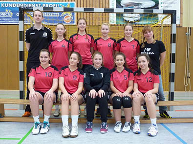 Handball-Mdels der B-Jugend der JSG Betzdorf/Wissen auf Kurs