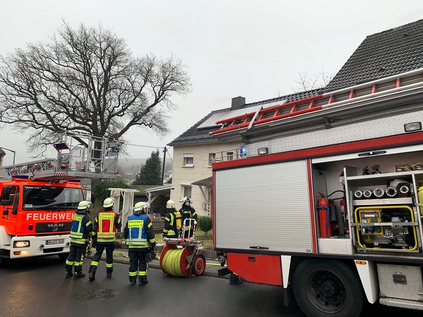 Kaminbrnde halten Steinebacher Feuerwehr auf Trab