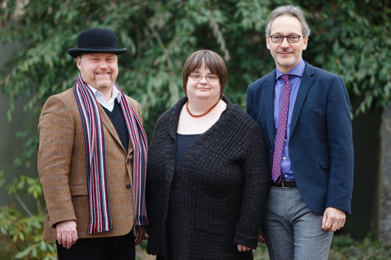 (v. l.) Jens Schawaller, Eva Maria Mombrei und Christoph Rethmeier. Foto: Peter Bongard