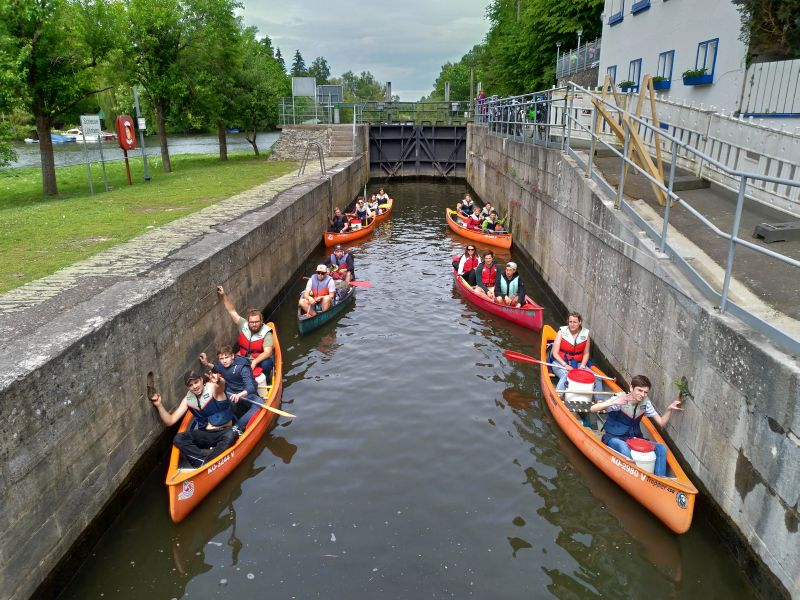 Das Jugendzentrum Hachenburg veranstaltet eine Kanu-Tour auf der Lahn. Foto: privat