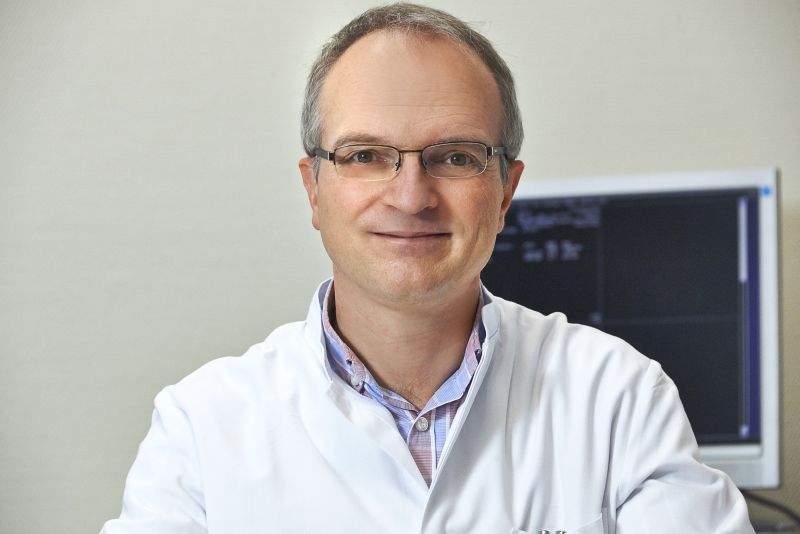 Kardiologie Chefarzt Dr. Stephan Steiner. Fotos: St. Vincenz