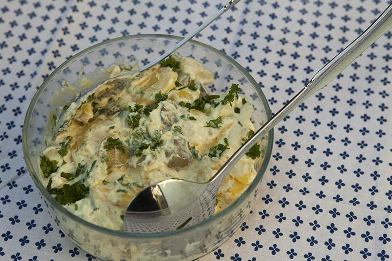 Westerwlder Rezepte: Kartoffelsalat mit Joghurt