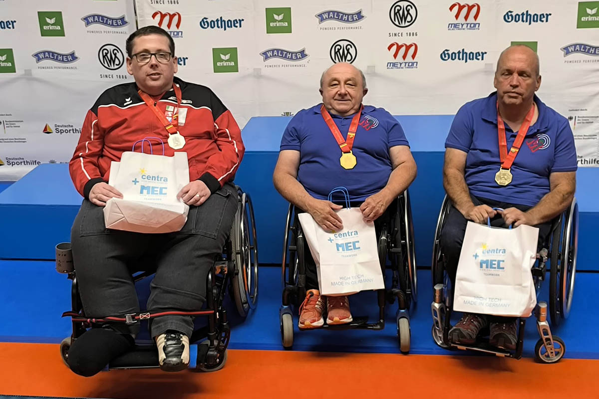 Kevin Zimmermann (links) wurde Deutscher Vize-Meister. Foto: Wissener Sch�tzenverein