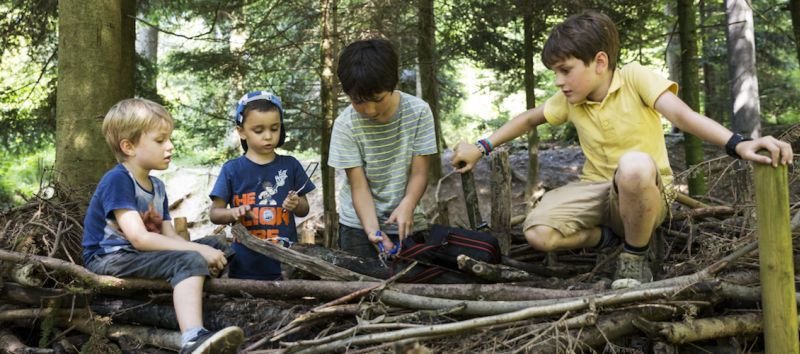 Einen Tag im Wald knnen Kinder von 8 bis 12 Jahre im Buchfinkenland erleben. Foto: privat