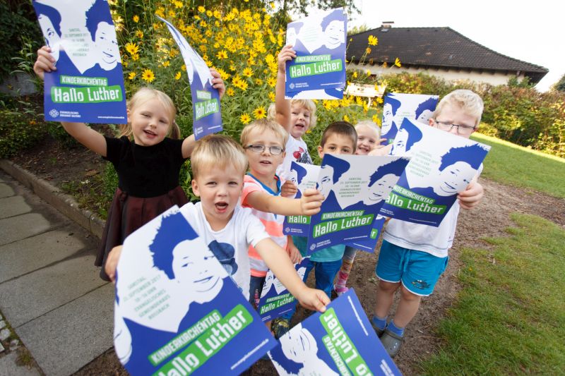 Kinderkirchentag begibt sich auf Luthers Spuren