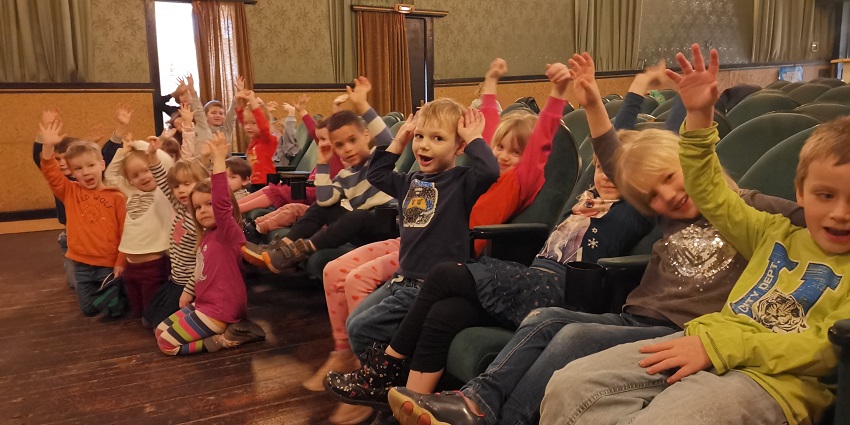 Kita-Kinder hatten Spa im Kino