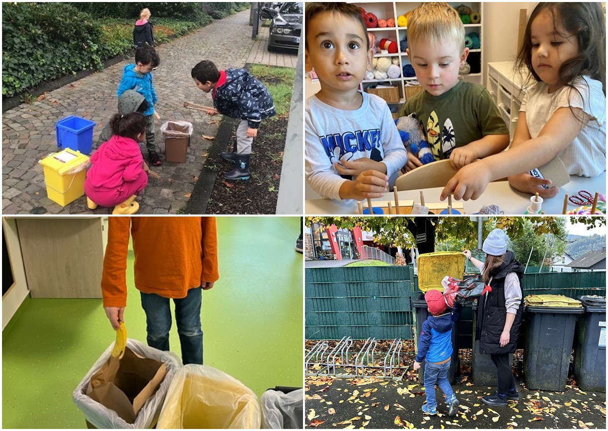 Spielerisch das Thema Recycling entdeckt. (Fotos: VG Kirchen, das Einverstndnis der Erziehungsberechtigten wurde eingeholt)
