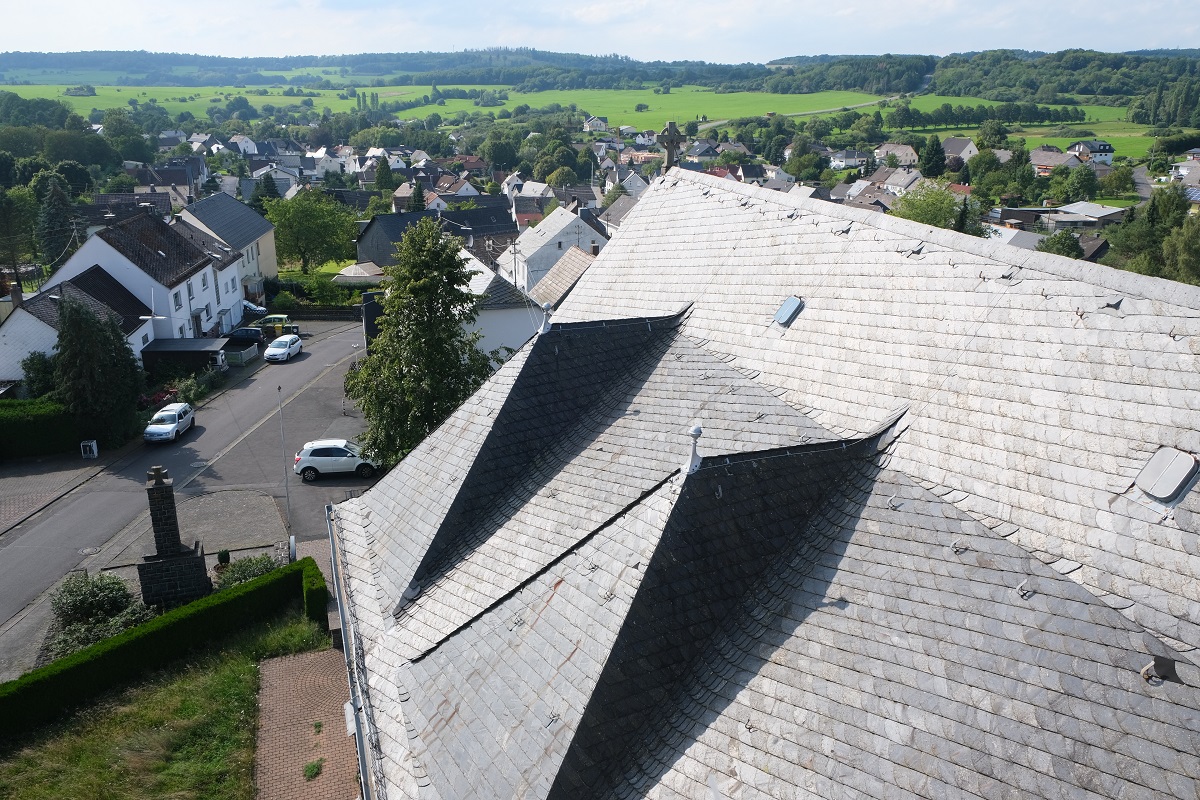 Dorfansicht Elsoff-Mittelhofen vom Kirchturm aus (Foto: Carsten Gerz)
