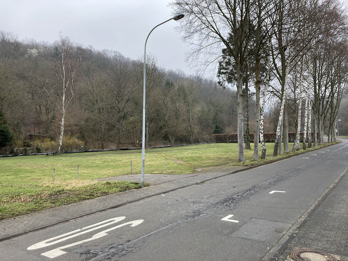 Der Standort der knftigen Kita an der Westerwaldstrae. Foto: Heinz Schmitz