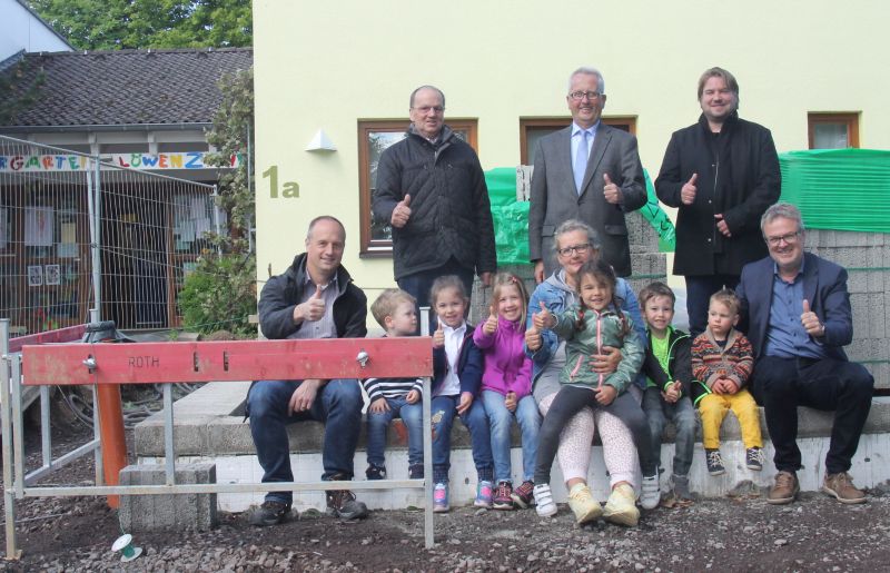 Kita Lwenzahn in Elgendorf: Baubeginn fr An- und Umbau