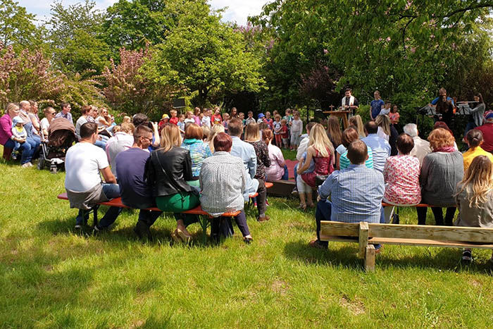 Kinder der Kita Kunterbunt haben jetzt mehr Platz