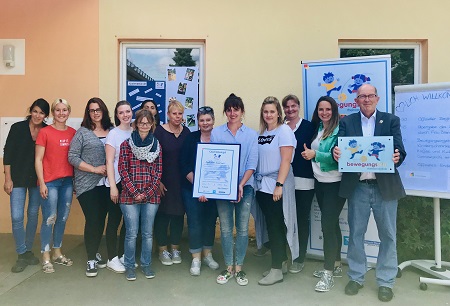 Der Kindergarten Zauberwald in Wallmenroth wurde als Bewegungskita Rheinland-Pfalz zertifiziert.(Foto: Zauberwald Wallmenroth)