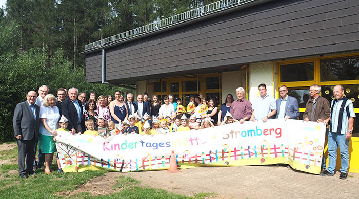 Am 12. August fiel der offizielle Startschuss fr die Erweiterung der Kindertagessttte Stromberg. Foto: Stadt Bendorf
