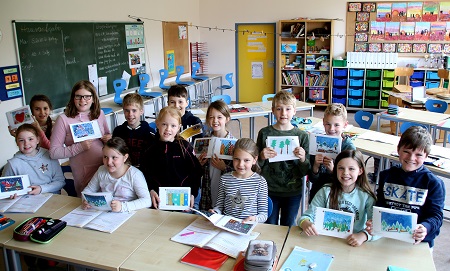 Die Grundschler brachten viele schne und farbenfrohe Bilder hervor. (Foto: Doris Kohlhas)