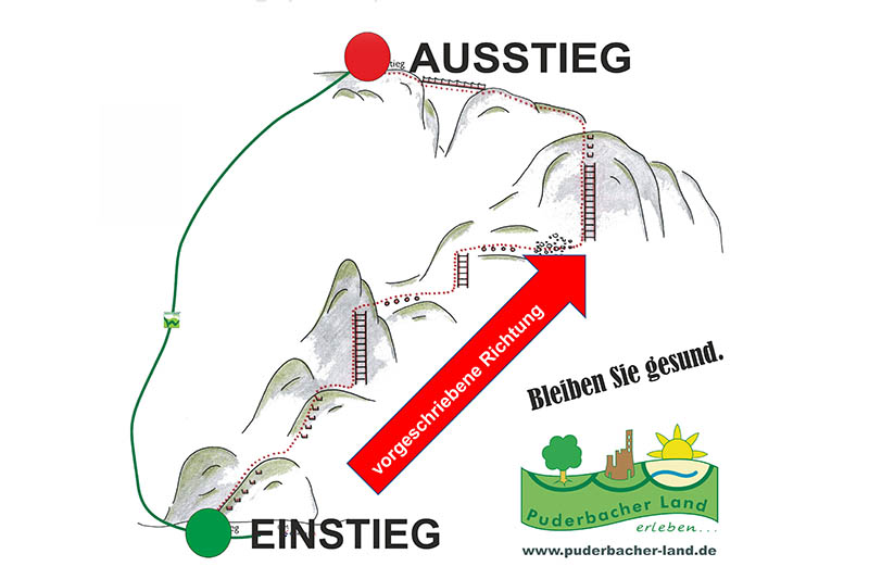 Nutzung Klettersteig Hlderstein ab sofort mglich