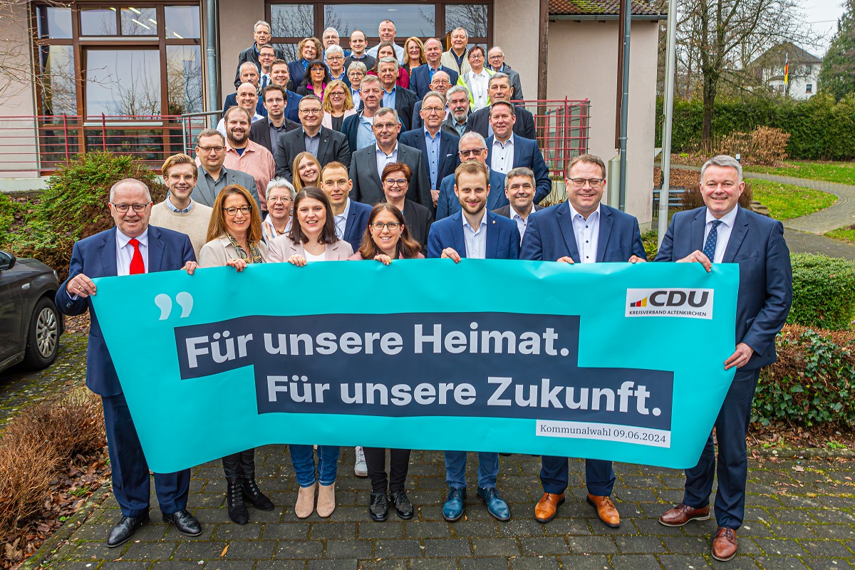 CDU im Kreis Altenkirchen whlt Kreistagsliste und stimmt sich auf Kommunalwahl ein