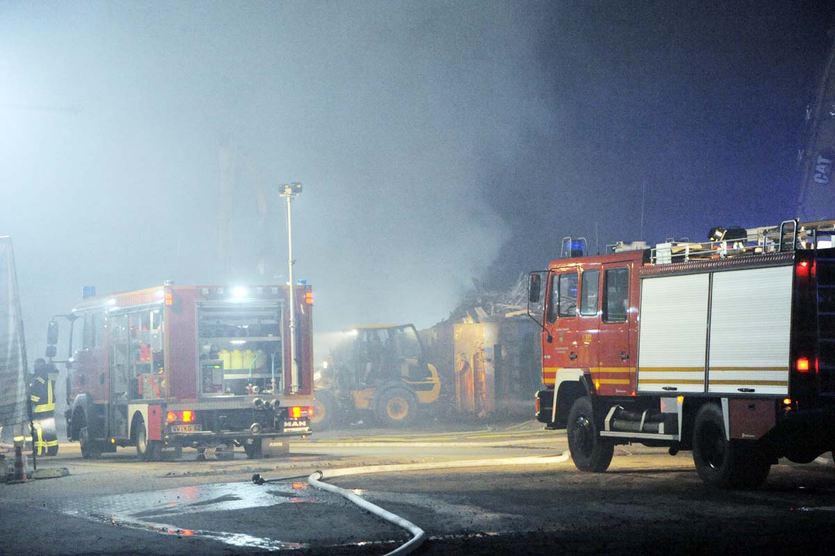 Brand im Gewerbegebiet Kroppach sorgte für Großeinsatz der Freiwilligen Feuerwehren