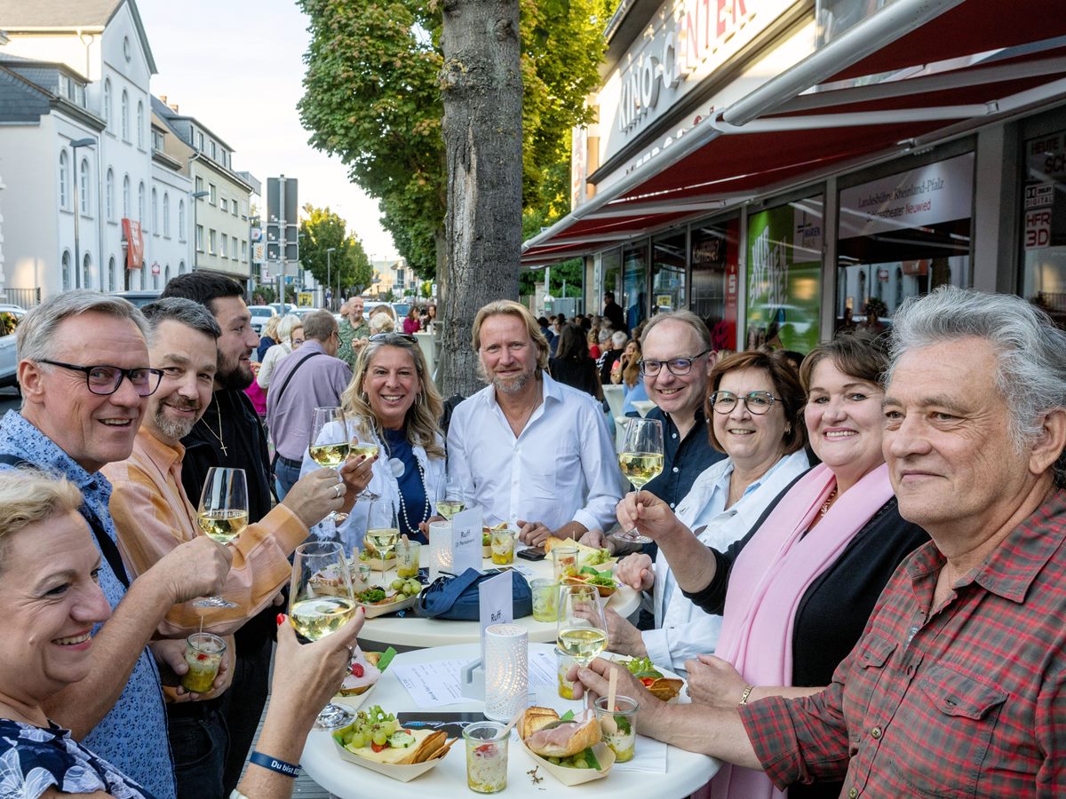 Die Stimmung in der Pause zwischen den beiden Filmen war ausgezeichnet. (Foto: Olga Krapivina)
