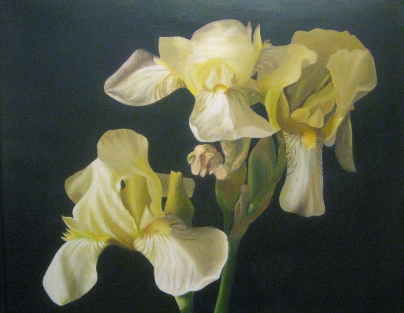 "Orchideen" von Margit Goeltzer. Fotos: Veranstalter 
