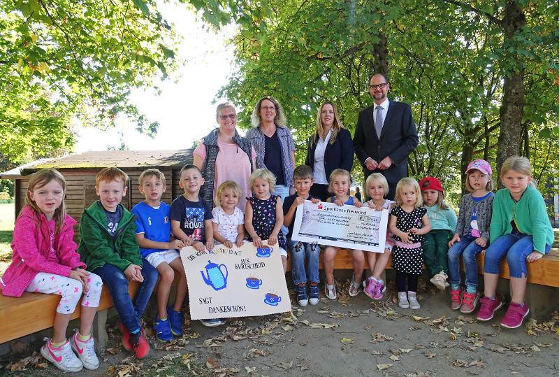 Die Kurtscheider Kunterbunt-Kinder waren sehr dankbar fr die Spende. Foto: Privat