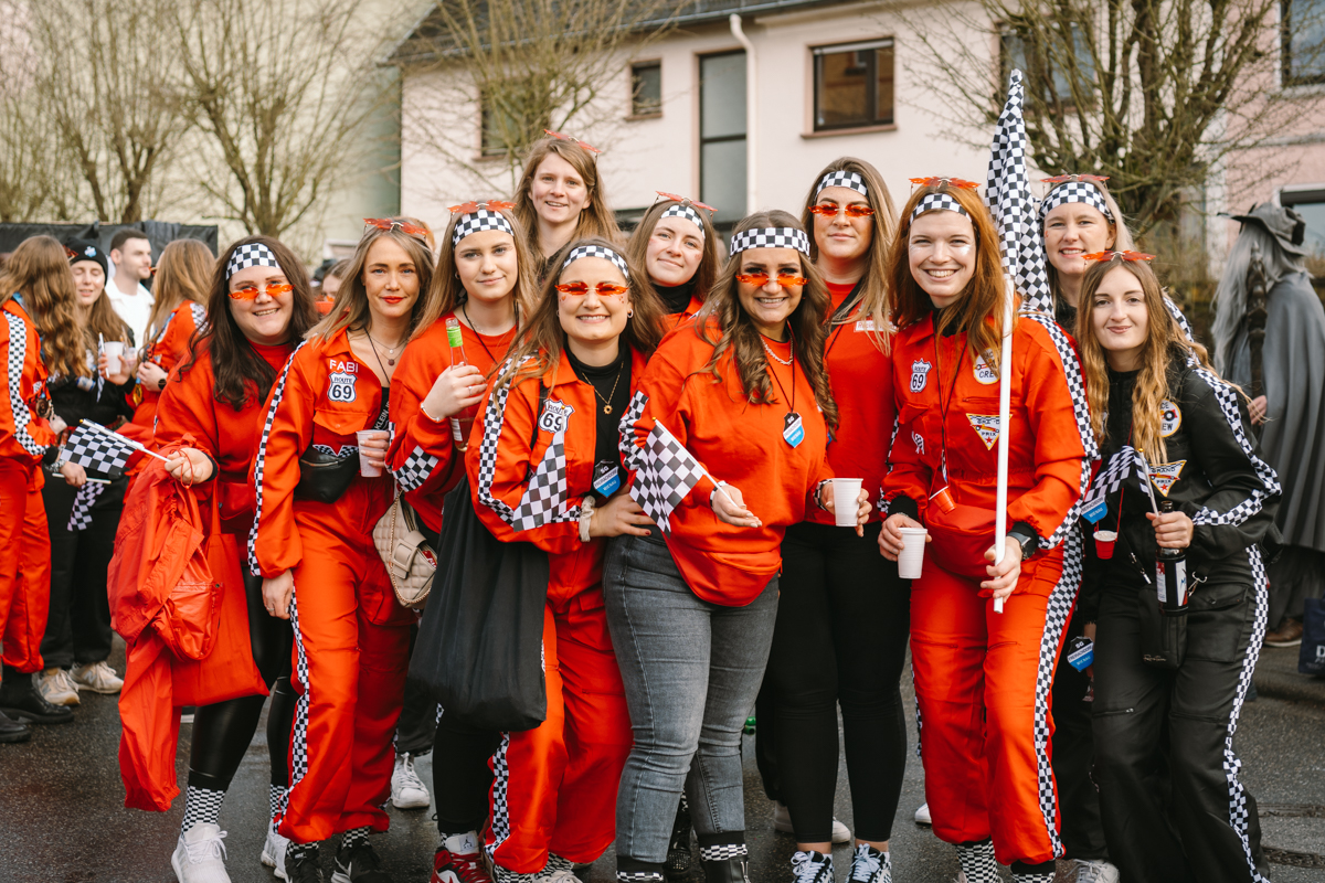 Bunt, bunter, Rosenmontagszug in Herschbach - auch in diesem Jahr ein Highlight