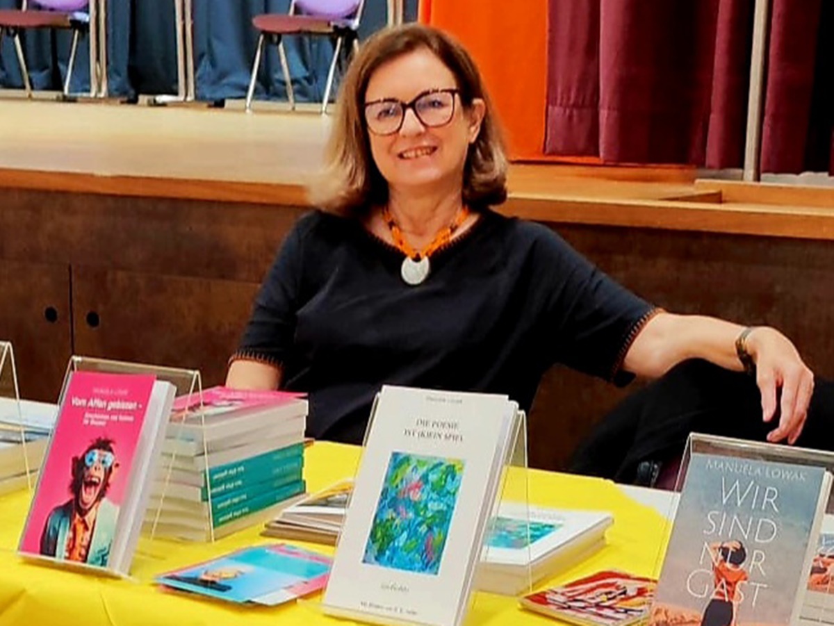 Manuela Lowak stellt ihr neues Buch in Wissen vor. (Foto: Buchmesse Bad Camberg)