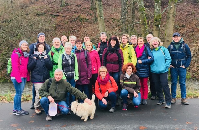 Traditionelle Winterwanderung des Lauftreff VfL Wehbach