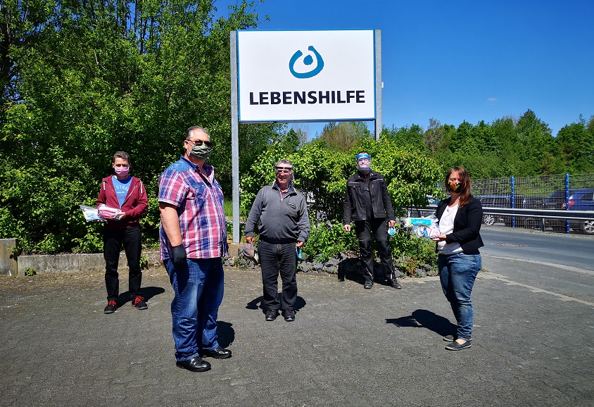 Viele Helfer im Einsatz fr die Lebenshilfe Altenkirchen