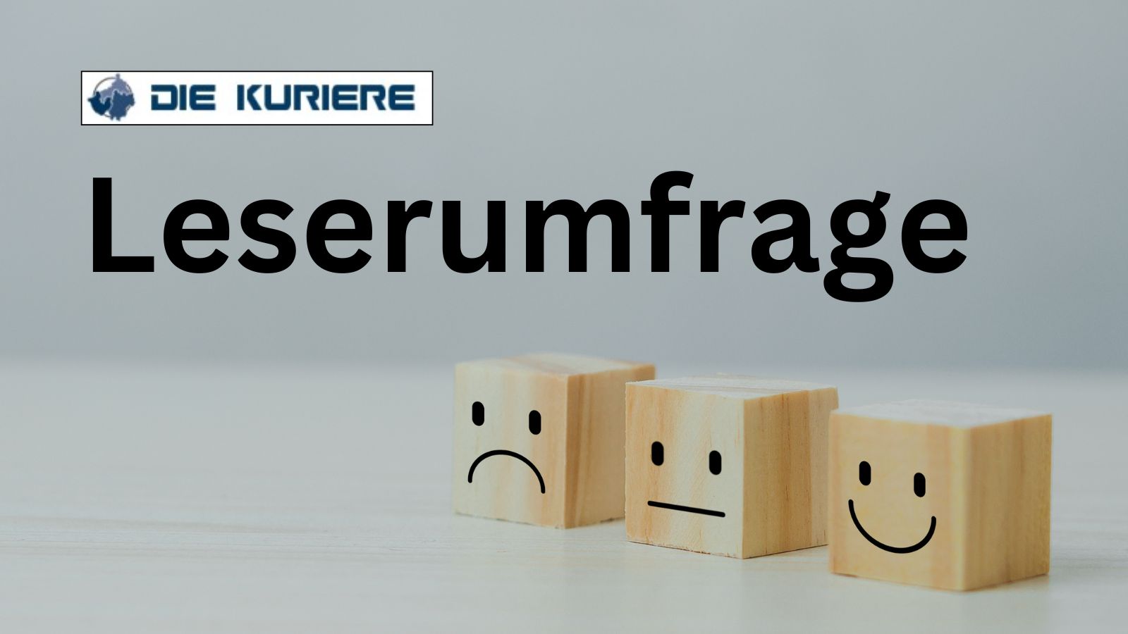 Leserumfrage: Ihre Meinung zhlt - gestalten Sie die Kuriere mit