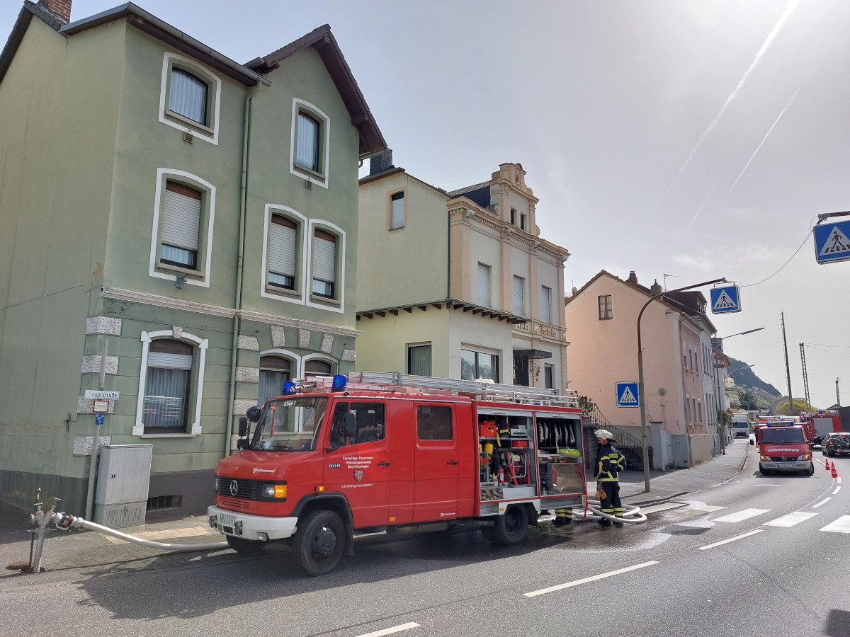 Garagenanbau brennt: Feuerwehr konnte in Leutesdorf Schlimmeres verhindern