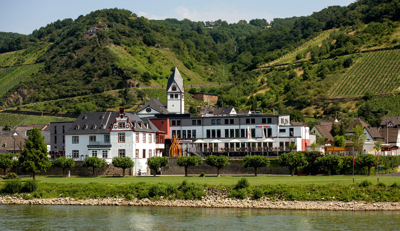 Die Jugendherberge im ehemaligen Kloster Leutesdorf am Rhein zhlt nach der Inbetriebnahme im Jahr 2015 mit jhrlich ber 28.000 bernachtungen zu den
beliebtesten Jugendherbergen. Foto: Privat