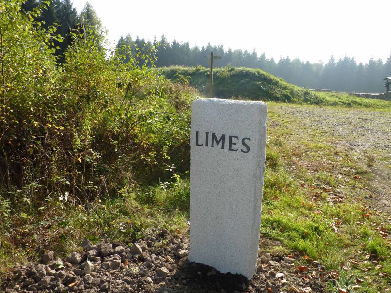 Limesgrenzstein vom Frderverein Limes. Foto: privat