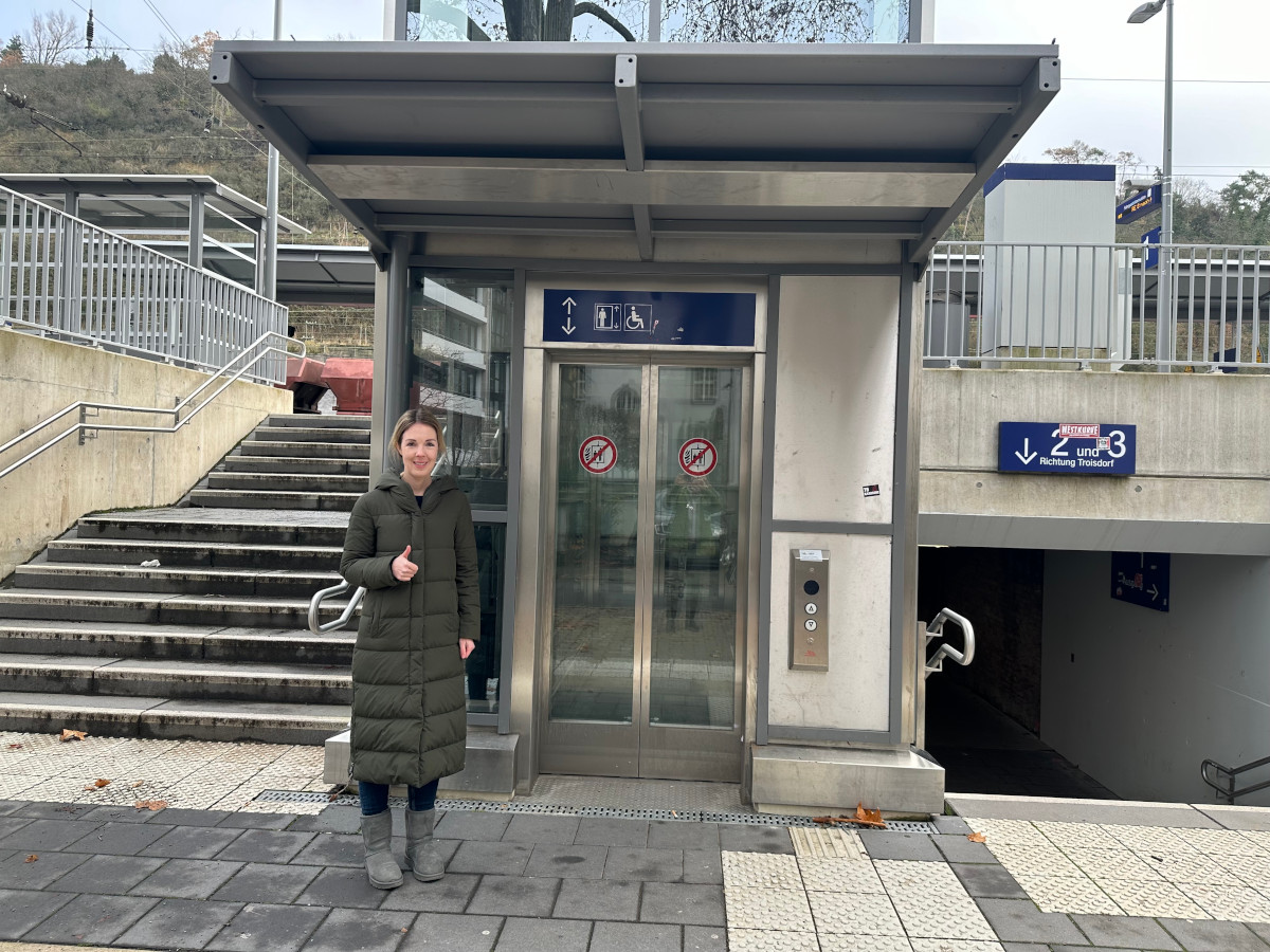 Endlich barrierefrei: Aufzge am Linzer Bahnhof nehmen den Betrieb auf