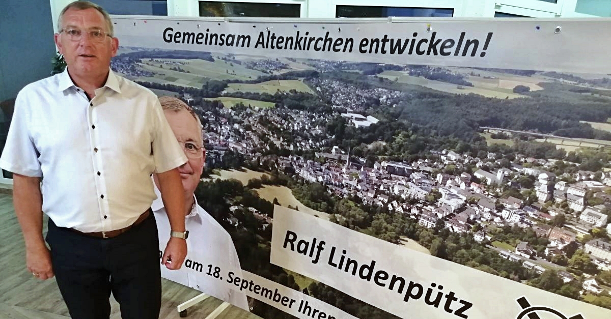 Ralf Lindenptz hofft auf eine gute Wahlbeteiligung am 18. September und viele Kreuzchen im Ja-Ksten auf den Stimmzetteln. (Foto: vh)