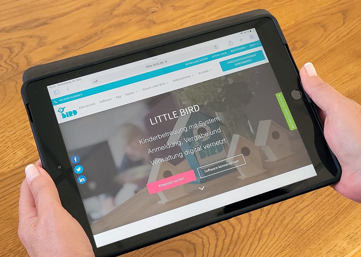 ber das Online-Portal Little Bird knnen Familien in Bendorf sich schnell und bequem einen berblick ber geeignete Betreuungsangebote in ihrer Nhe verschaffen. (Foto: Stadt Bendorf)