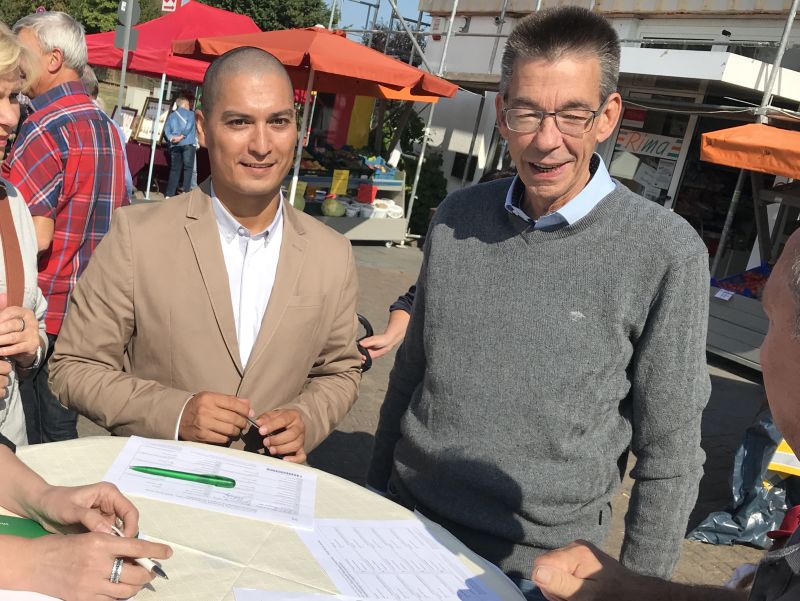 Die Petition von Conrad Lunar (l.) und Martin Hahn (r.) kann weiterhin unterzeichnet werden.  Foto: privat