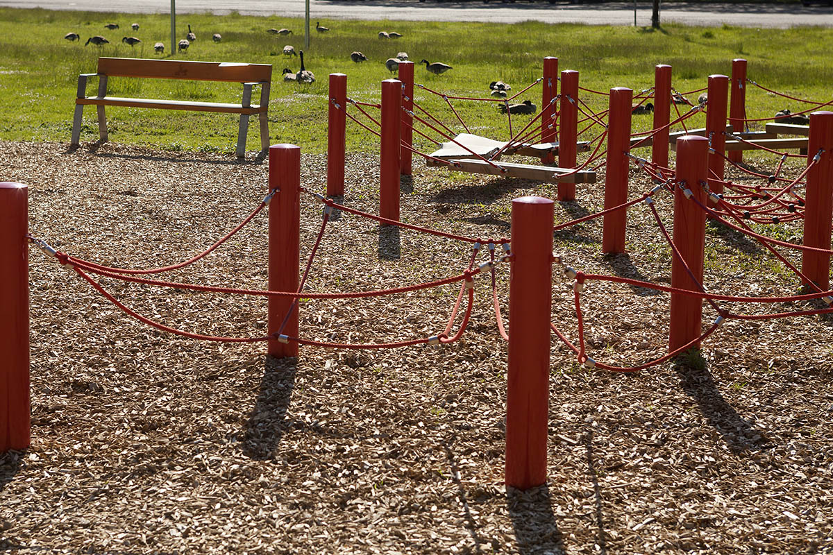 Baubeginn fr den Spielplatz mit barrierefreiem Spielangebot