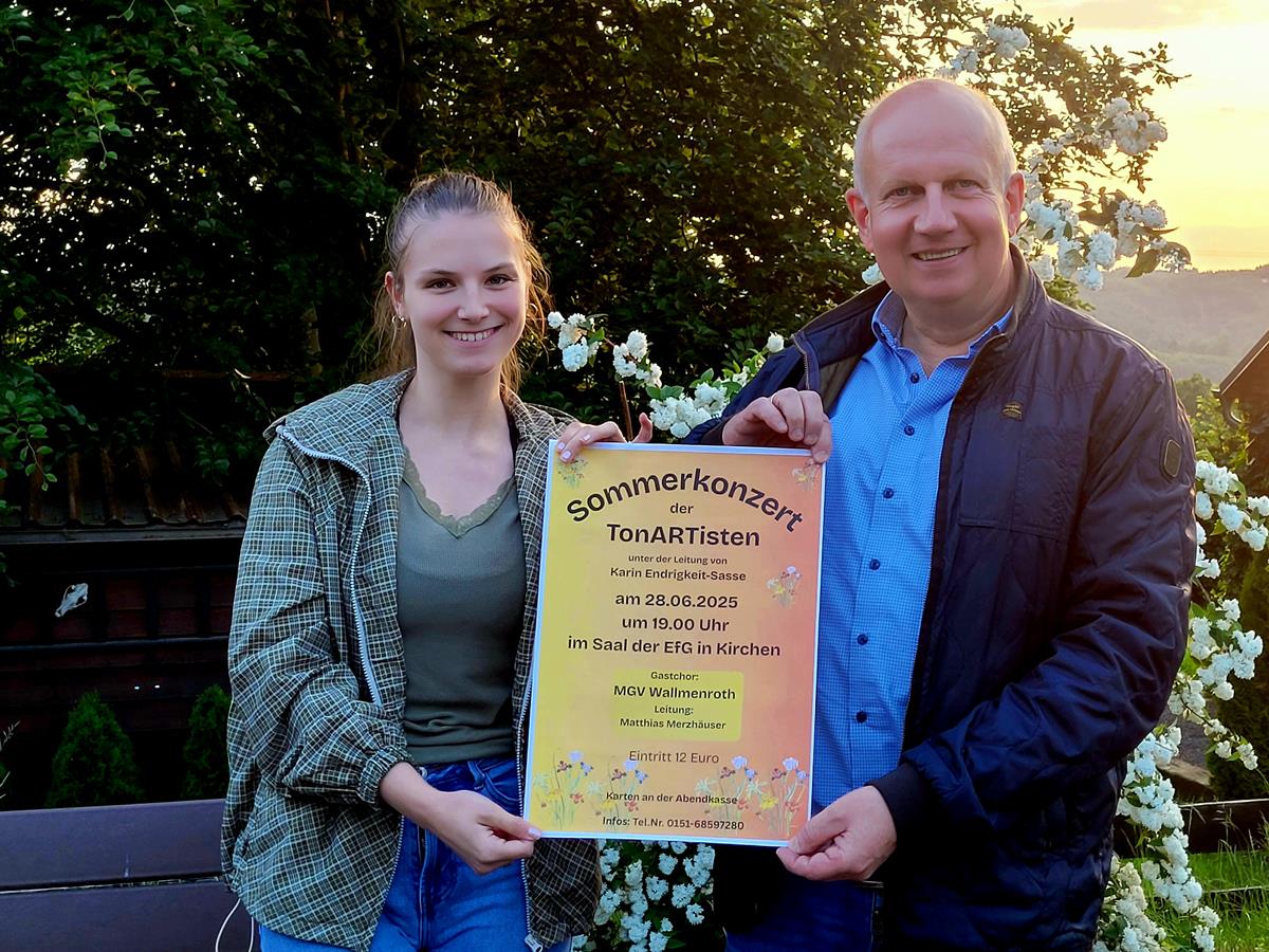 Sommerkonzert der TonARTisten mit hochkartigen Gsten in Kirchen