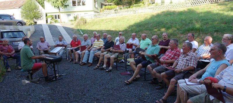 Sommer-Sonne beim Linzer Mnnergesangverein